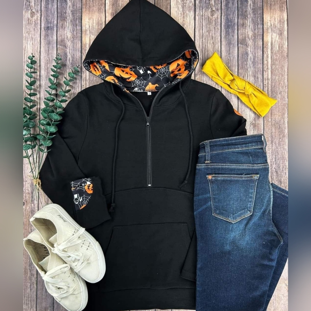 Halloween black hoodie